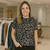 Blusa Luma Estampada – Xadrez Quadriculada Gola Média