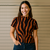 Blusa Luma Estampada – Xadrez Quadriculada Gola Média - comprar online