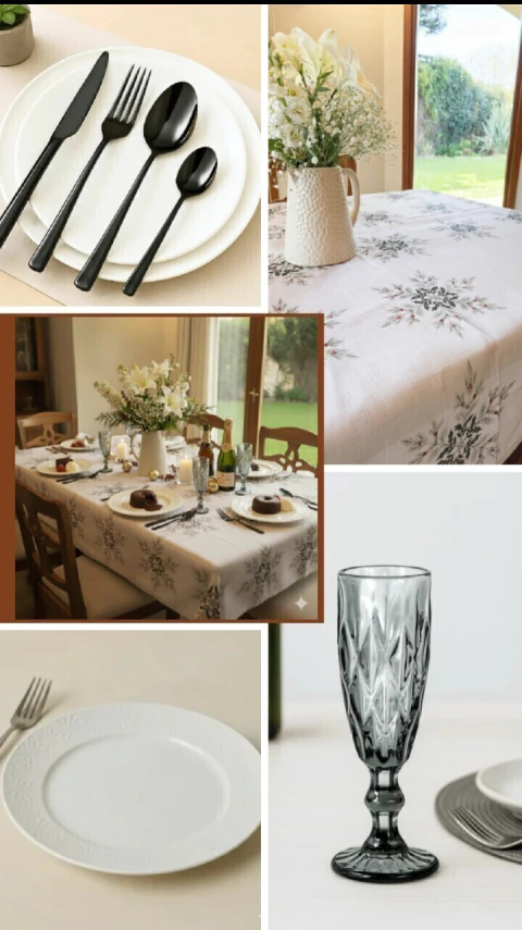 MESA NAVIDEÑA FUMÉ - comprar online