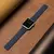Pulseira de couro para Apple Watch Band, pulseira magnética, 44mm, 40mm, 45mm, - Flooter