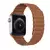 Pulseira de couro para Apple Watch Band, pulseira magnética, 44mm, 40mm, 45mm, - Flooter