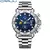 Crrju relogio masculino para homens marca superior luxo grande dial aço inoxid? na internet