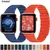 Pulseira de couro para Apple Watch Band, pulseira magnética, 44mm, 40mm, 45mm,