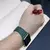 Pulseira de couro para Apple Watch Band, pulseira magnética, 44mm, 40mm, 45mm,