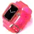 Sport Clear Band and Case para Apple Watch, Strap Silicone Transparente, iWatch