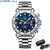 Crrju relogio masculino para homens marca superior luxo grande dial aço inoxid? - comprar online