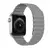 Pulseira de couro para Apple Watch Band, pulseira magnética, 44mm, 40mm, 45mm, - Flooter