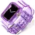 Imagem do Sport Clear Band and Case para Apple Watch, Strap Silicone Transparente, iWatch