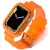 Sport Clear Band and Case para Apple Watch, Strap Silicone Transparente, iWatch - loja online