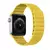 Pulseira de couro para Apple Watch Band, pulseira magnética, 44mm, 40mm, 45mm, - Flooter