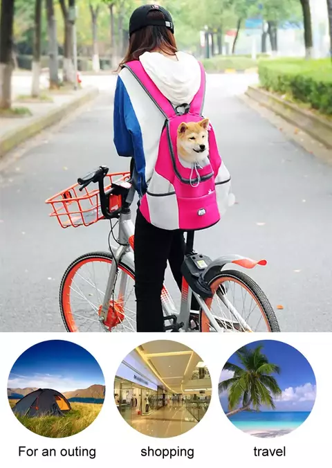 PetCarry DuoBag Conforto - Mochila Versátil para Transporte de Cachorros com Suporte Duplo