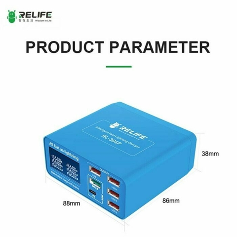 Multicargador 6 Puertos Usb 3.0 RELIFE rl-304p