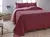 Colcha Cobre Leito Ultrasonic Dupla Face Dyuri Lisa Queen- Vinho Rosê e Cinza Grafite - 2,40 x 2,60 m - 3PC - comprar online
