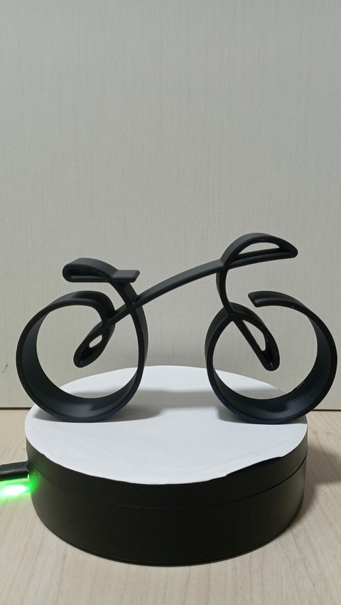 Escultura Bicicleta impressão 3D - 20cm
