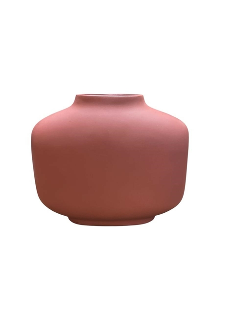 Vaso Largo em Cerâmica Goiaba – Elegância e Sofisticação na Decoração