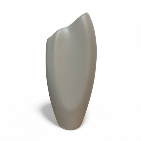 Vaso Estretto Cinza Fosco - 35cm