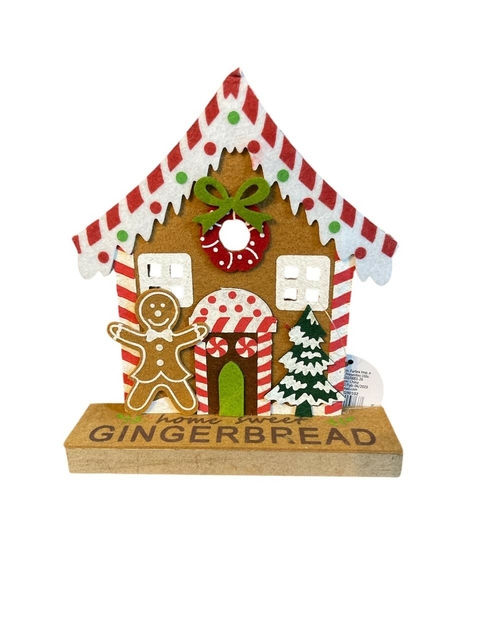 Enfeite Natalino Casa Gingerbread – Decoração de Natal
