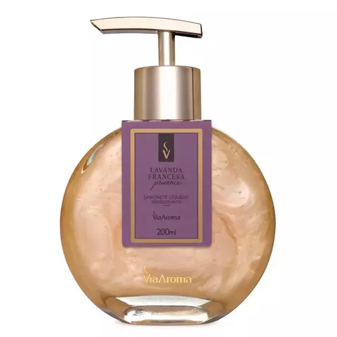 Sabonete liquido Via Aroma - clássica lavanda francesa provance - 200 ml