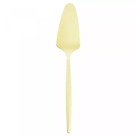 Espátula para bolo em aço inox dourada - 27,5 cm