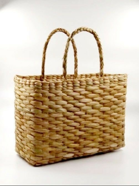 Sacola Artesanal de palha 33x23x14 cm