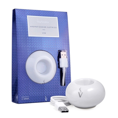 Aromatizador Via Aroma branco - USB