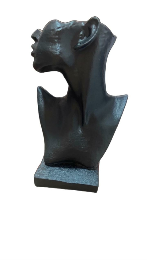 Busto mulher preto - 20 cm