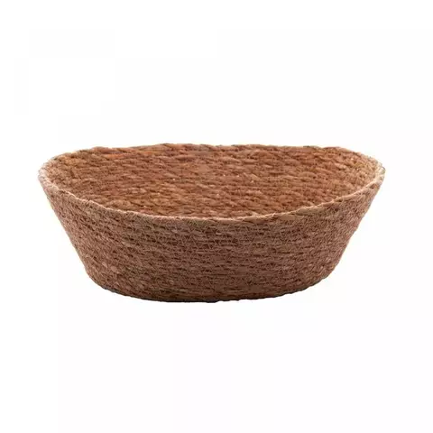 Cesto oval de fibra natural - médio