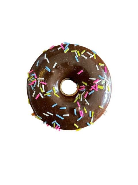 Donuts Decorativo Artificial Chocolate 7cm Enfeite