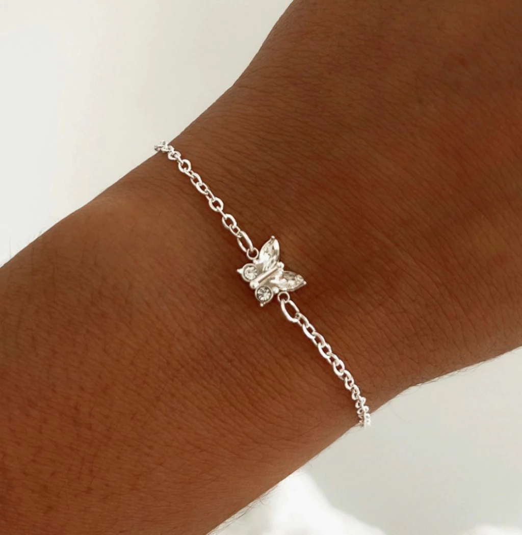 Pulsera Mariposa Cubic