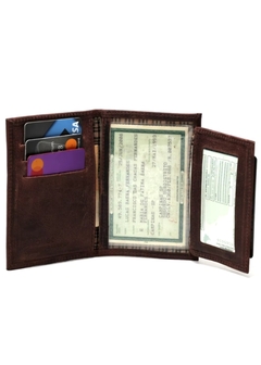 Carteira Masculina Pequena Slim Couro