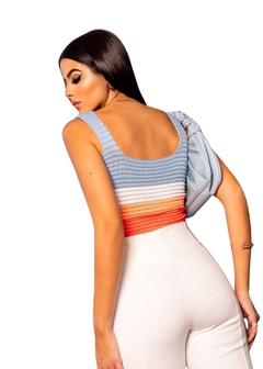 Cropped Regata Tricot Blogueira