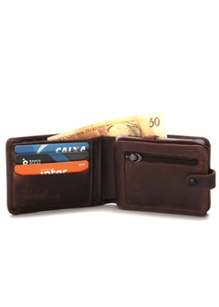 Carteira Masculina Grande Executiva Couro - comprar online