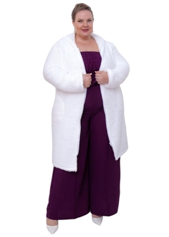 Casaco Feminino Teddy Longo na internet