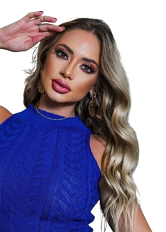 Regata Feminina Moda Tricot Tramas na internet