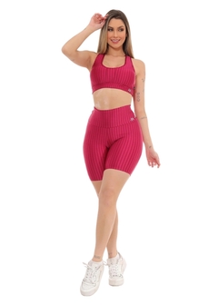 Conjunto Fitness Nadador Bojo Removível