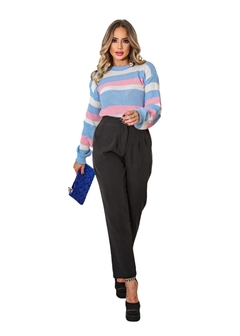 Blusa de Frio Tricô Gola Redonda - Reale Moda Mix - Sua moda, seu estilo, sua escolha!