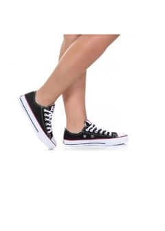 Tênis Converse Cano Baixo Preto - loja online