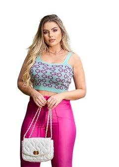 Cropped Regata Tricot Alça na internet