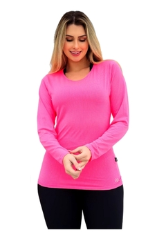 Camiseta Feminina Manga Longa Dry Fit - comprar online