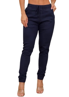 Calça Jogger Sarja Feminina Casual na internet