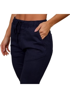 Calça Jogger Sarja Feminina Casual - loja online
