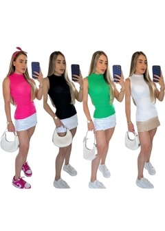 Blusa Feminina Tricot Gola Alta - comprar online