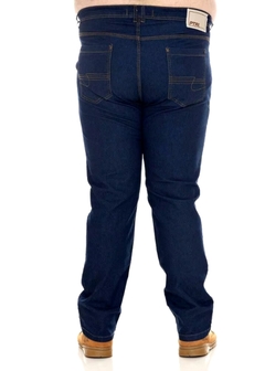 Calça Jeans Escuro Masculina Plus Size - comprar online