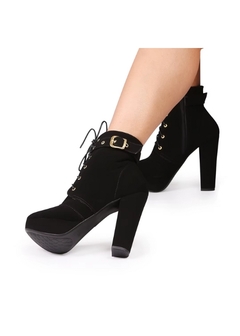 Bota Meia Pata Salto Alto - Reale Moda Mix - Sua moda, seu estilo, sua escolha!