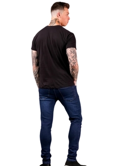 Calça Jeans Skinny Masculina Escura - loja online