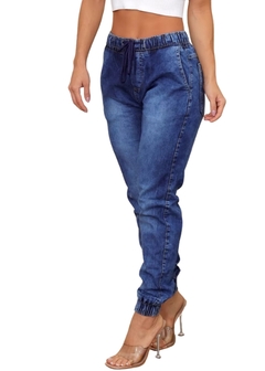 Calça Jogger Jeans Feminina Elástico na internet