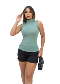 Blusa Feminina Tricot Gola Alta - comprar online