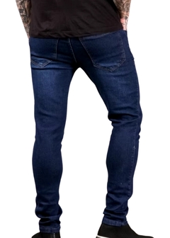 Calça Jeans Skinny Masculina Escura - comprar online