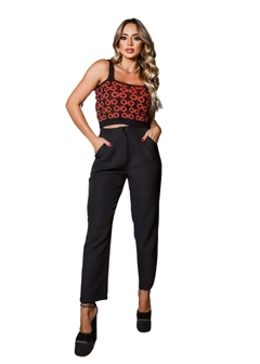Imagem do Cropped Regata Tricot Alça