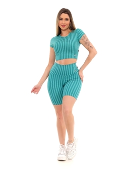 Conjunto Feminino Academia Estampado
